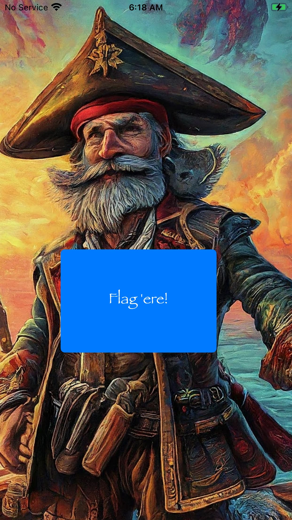Captain noHook home screen